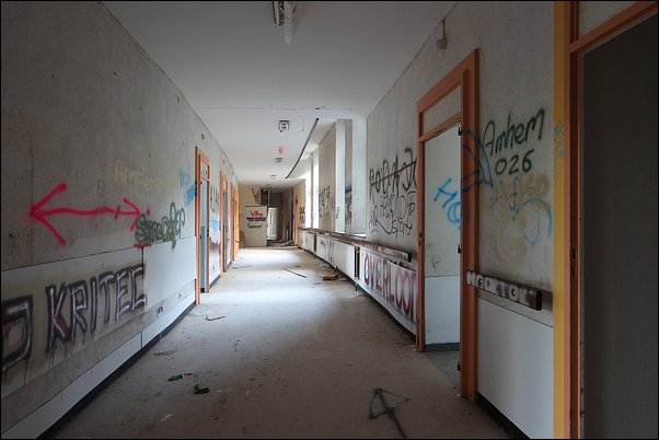 Vandalisme dans les couloirs