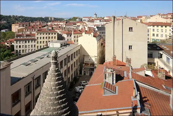 Vue de la rue Neyret depuis le clocher
