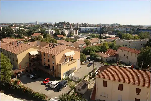 Vue sur Alès