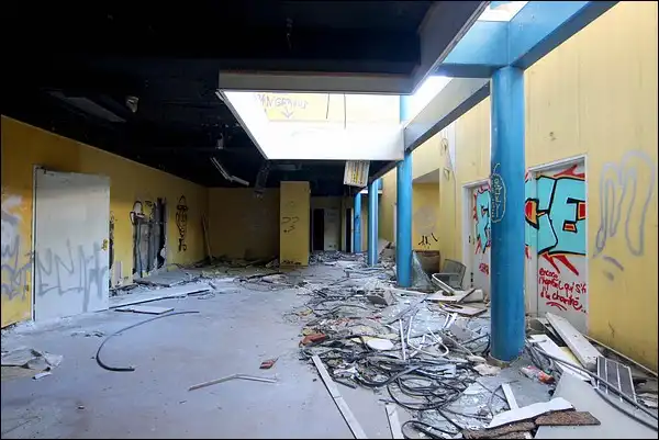 L'ancien hall d'accueil