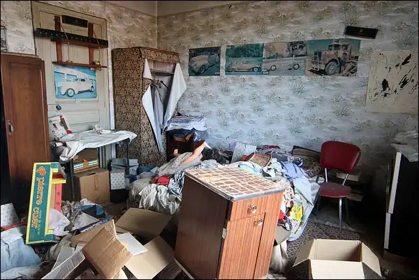 Ancienne chambre en urbex