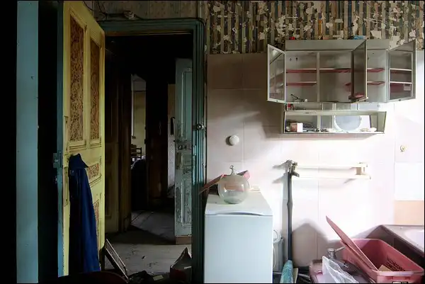 La maison abandonnée dans son aspect général