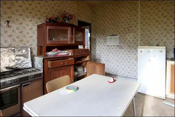 La cuisine, ambiance urbex