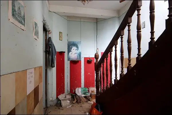 L'escalier d'accès