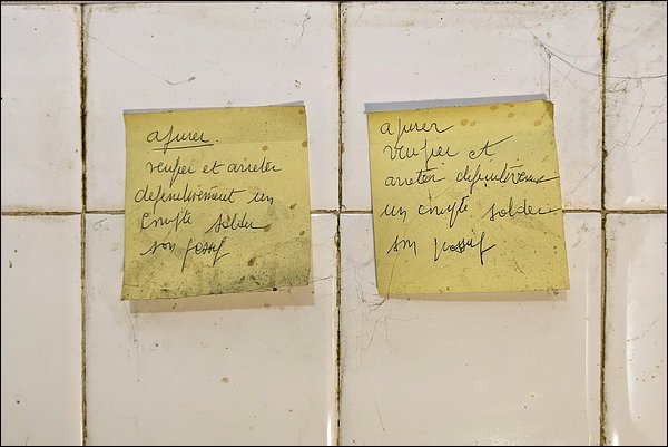 Post it abandonnés