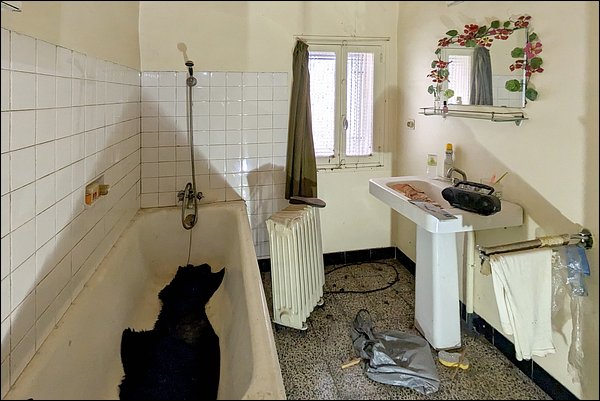 Salle de bains urbex